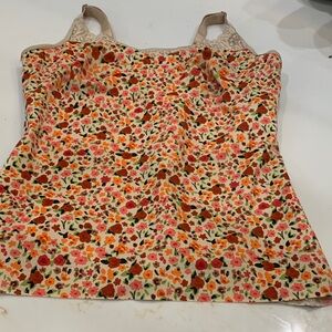 Ruby Ribbon Floral Camisole in Multicolor size 34